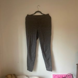lulu dark grey joggers